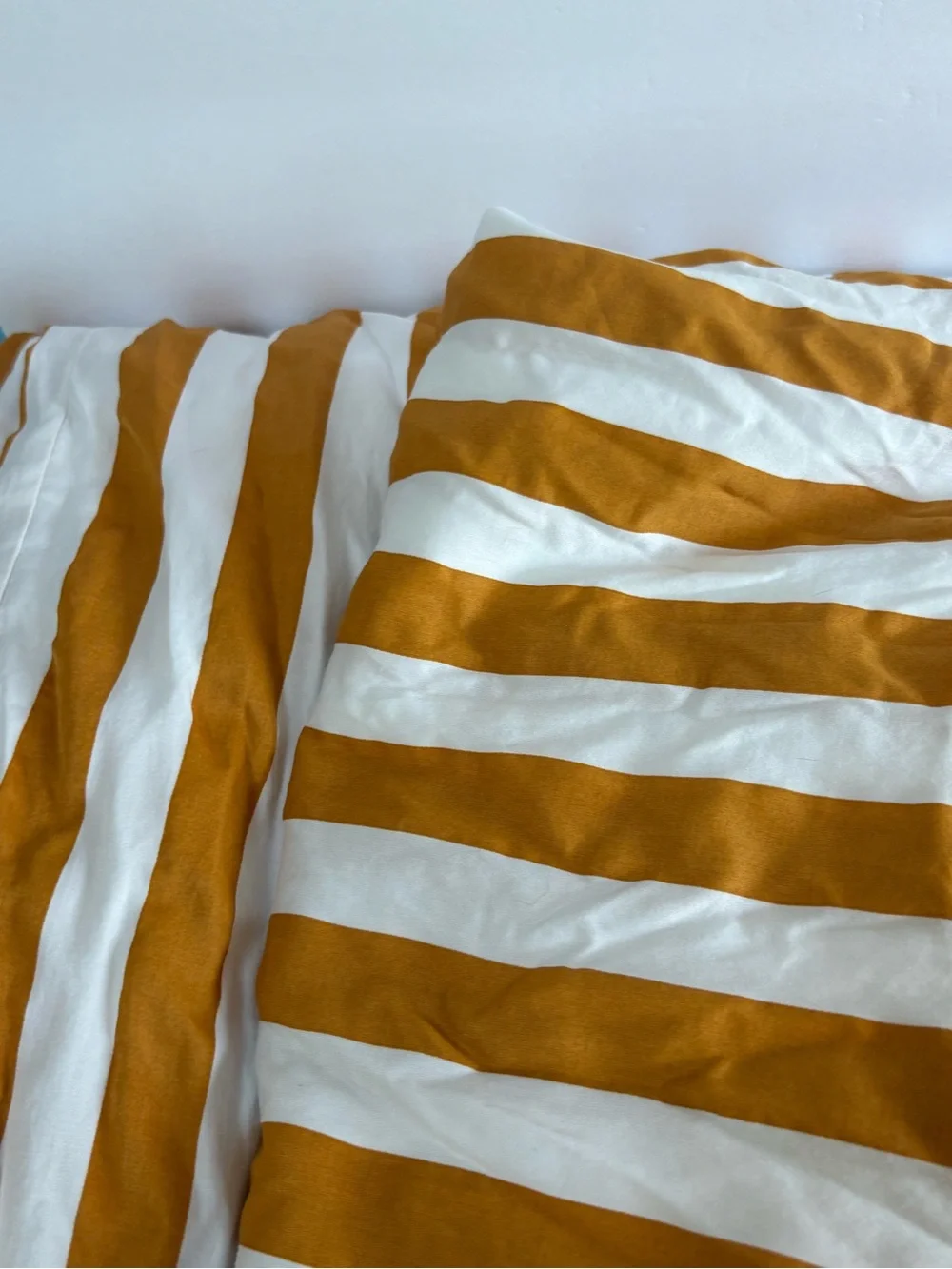 NWOT Anthropologie Organic Cotton Sateen Printed Duvet Cover Size Queen